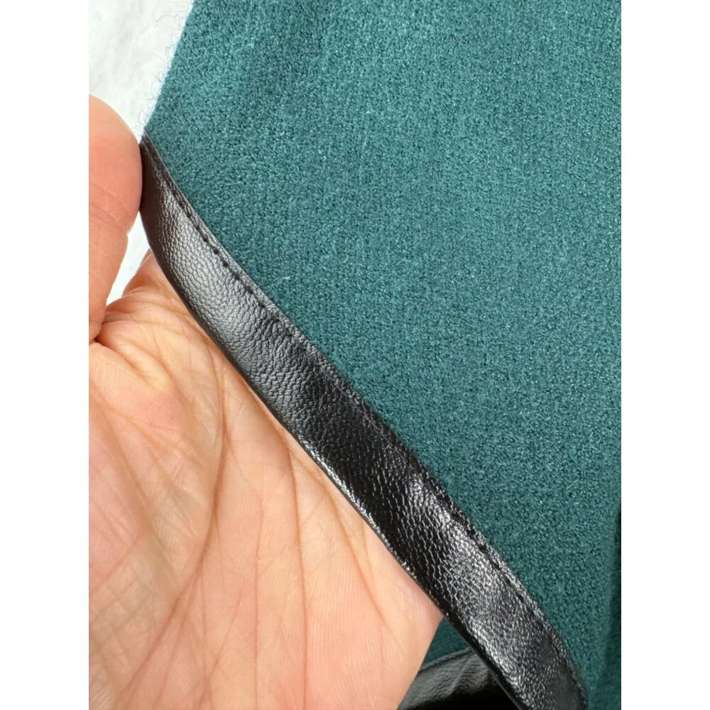 Chicos Embellished Zipper‎ Sweater Ruana Green sz XXS/S - Picture 9 of 9